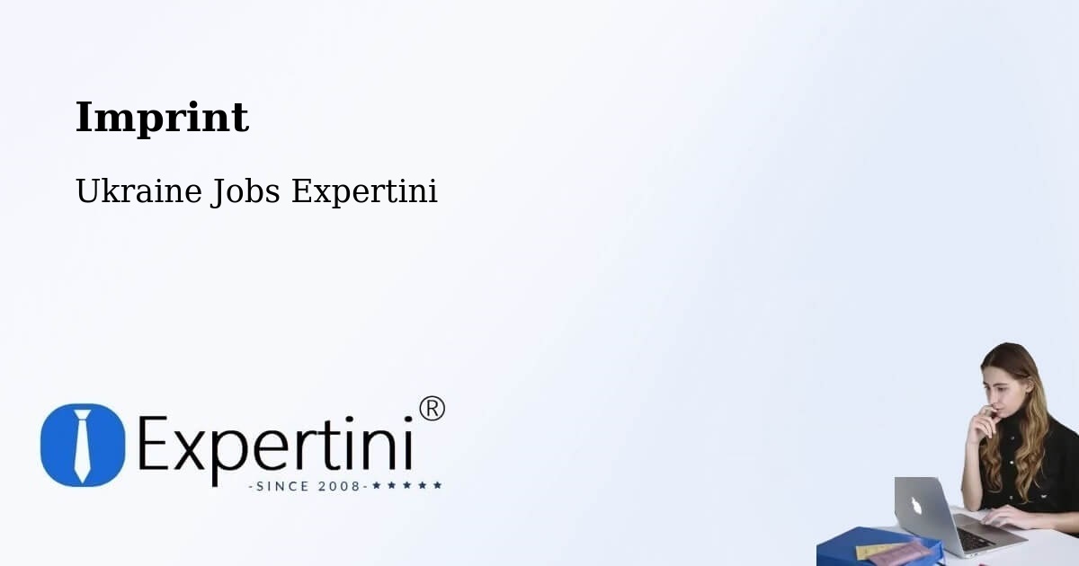 Imprint - Ukraine Jobs Expertini